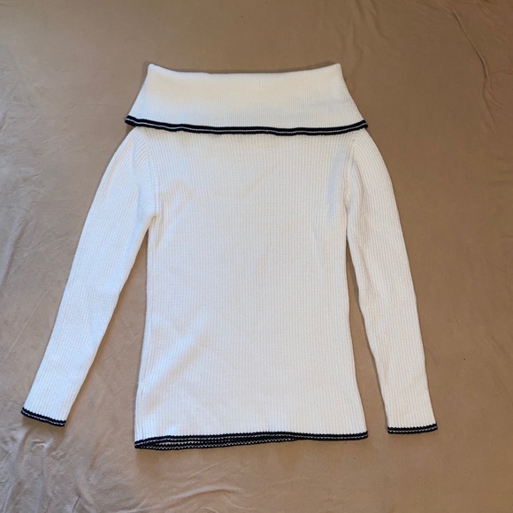 Lulus Bobsleigh Off The Shoulder Sweater - Picture 4 of 7